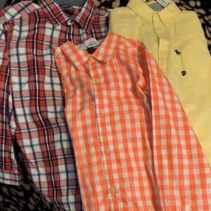 Plaid and Checkered Button-Up Shirts